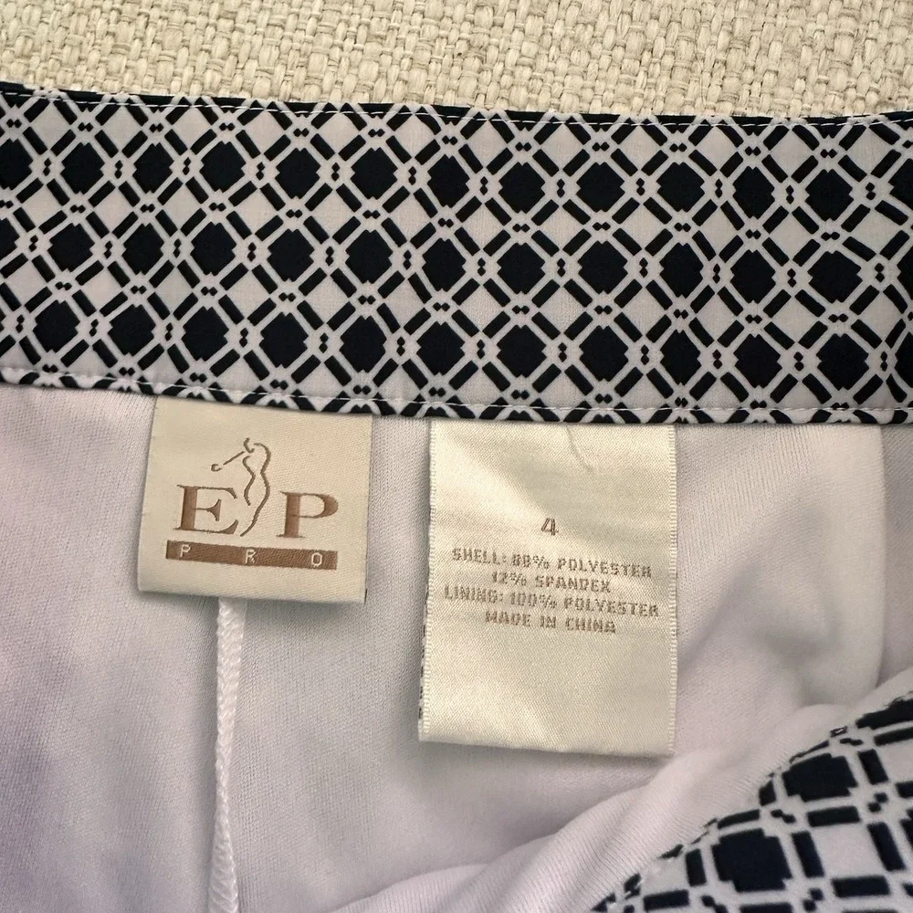 EP Pro Golf Women's Golf Skirt Athletic Striking Geometric Stretch Pocket